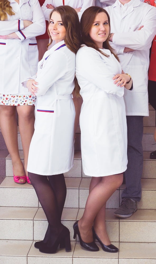 Medical Student Graduation Pantyhose - White Coats - 46 Photos 
