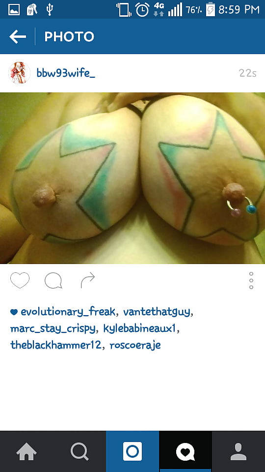 XXX Big tits on instagram