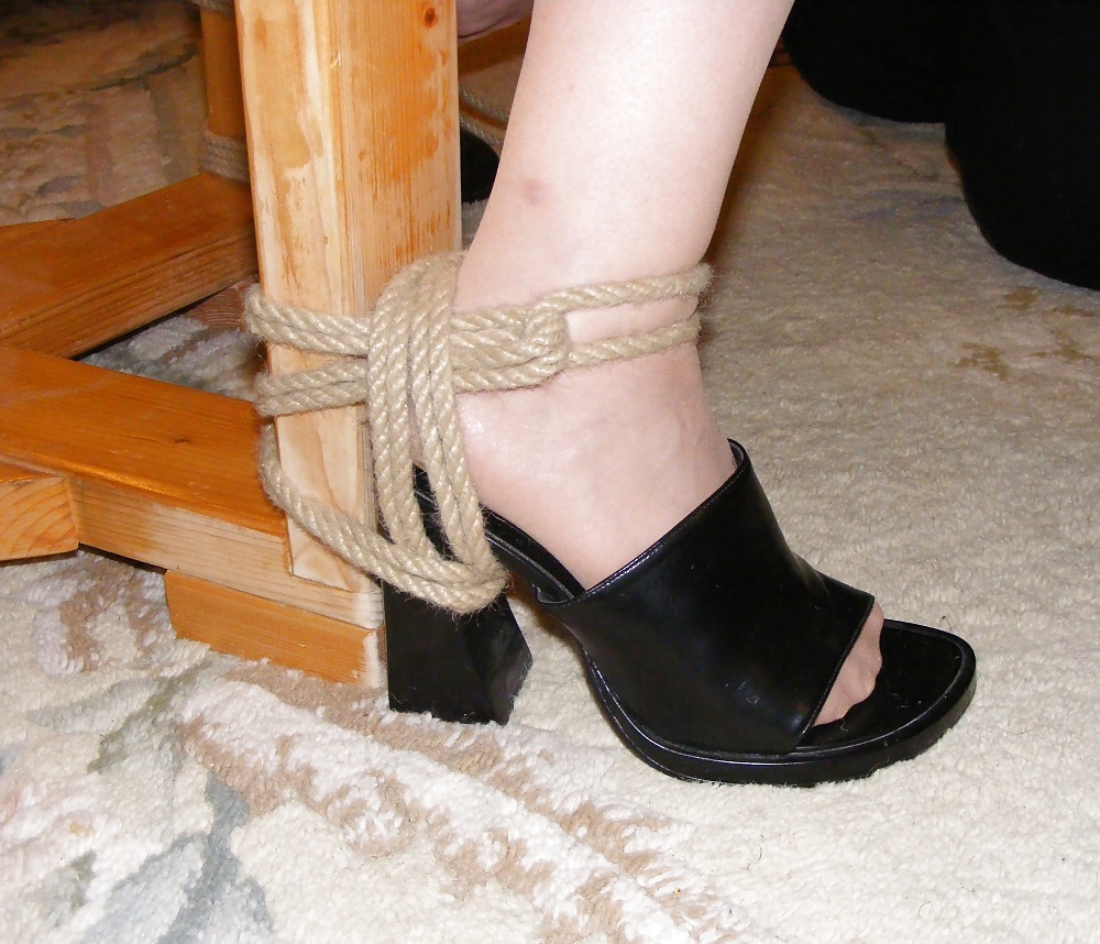 XXX Bondage and caning at a fetish dinner party