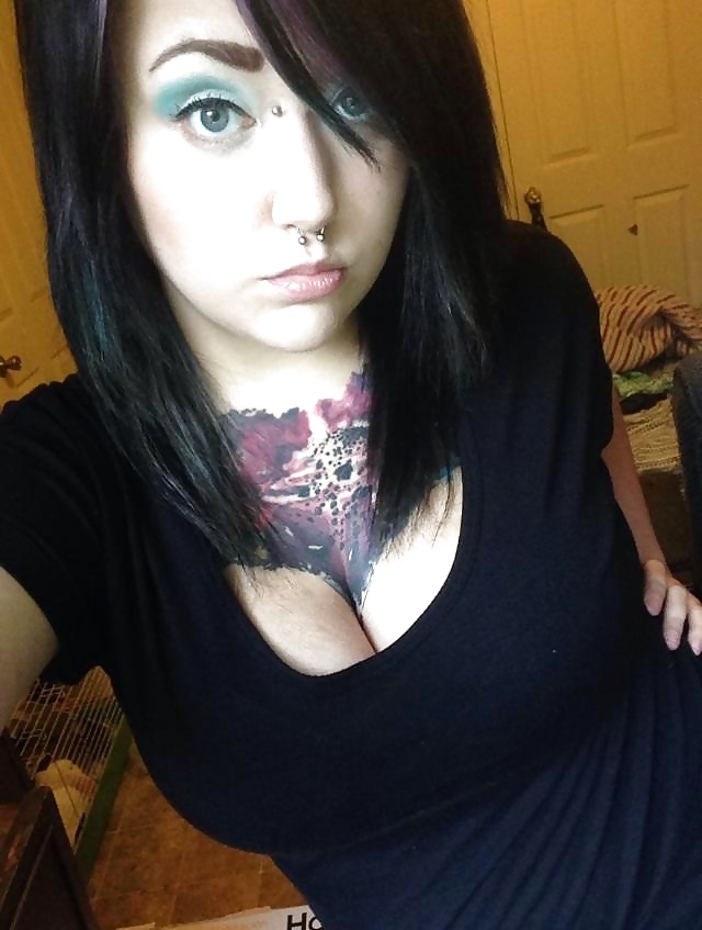 XXX Chubby HUGE tits blonde