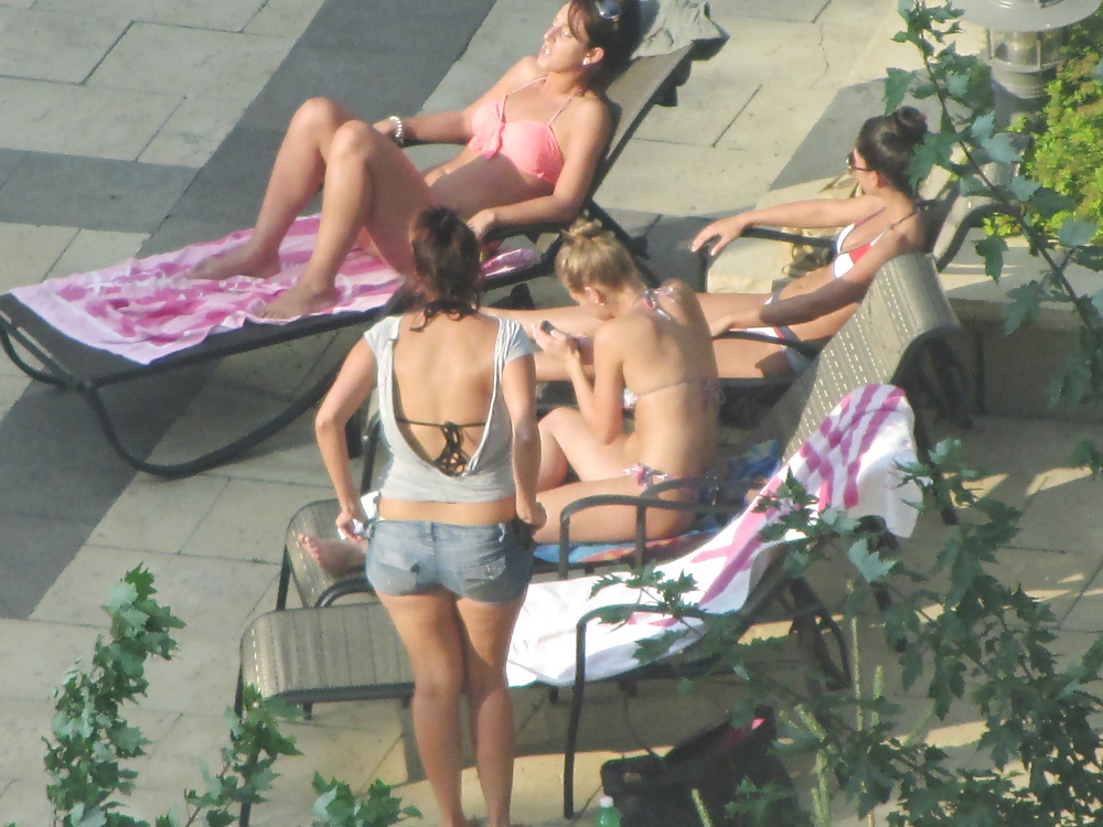 XXX BFF's hangin by the Pool - Toronto , Ontario Canada