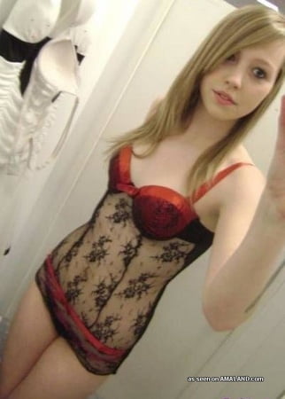 lingerie selfie         