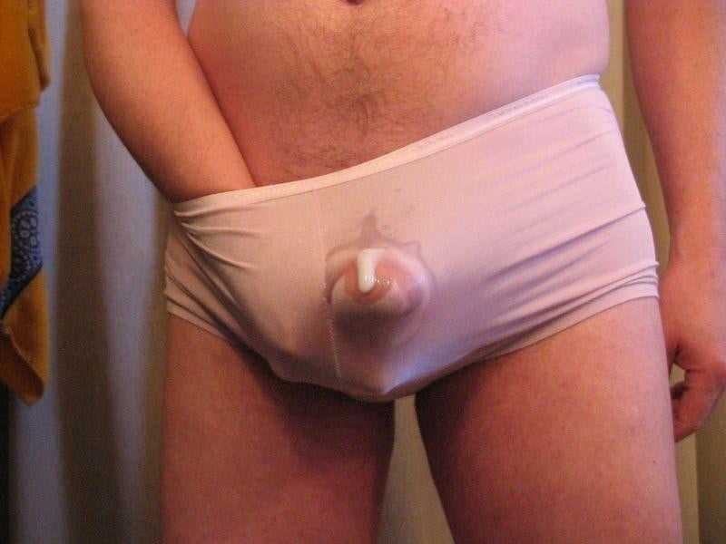 Men Wearing Panties Cum - Cocks cumming in panties. 