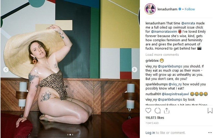 Tumblr lena dunham nude Lena Dunham