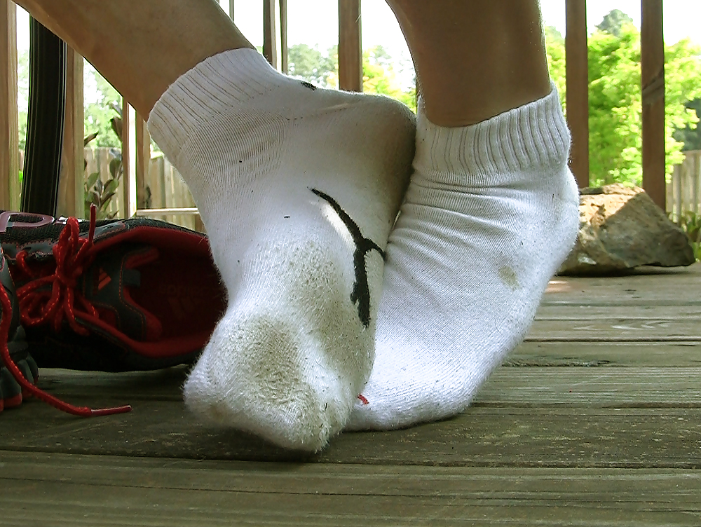 XXX white socks