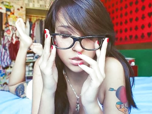 XXX Emo girls with nice tattoos