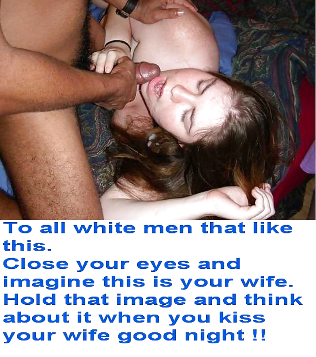 XXX White wives getting facial interracial