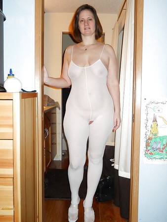 Wild Slut Wife in White