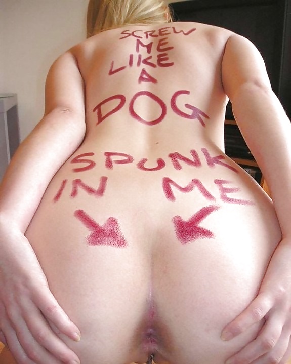 XXX It's written on the slut