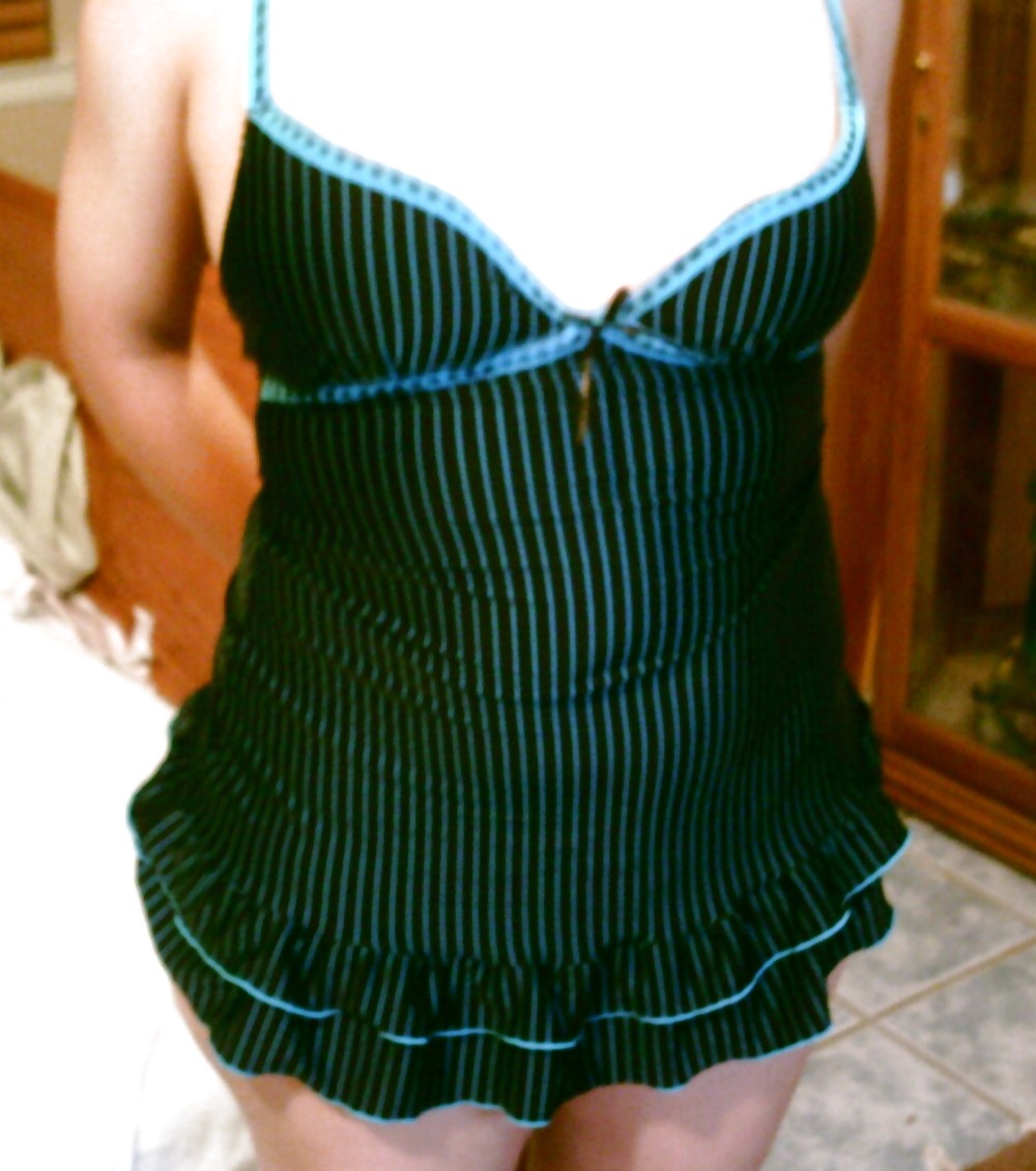 XXX blue & black teddy