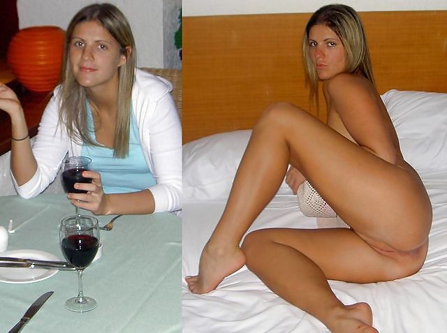 XXX Teens Before and After dressed undressed