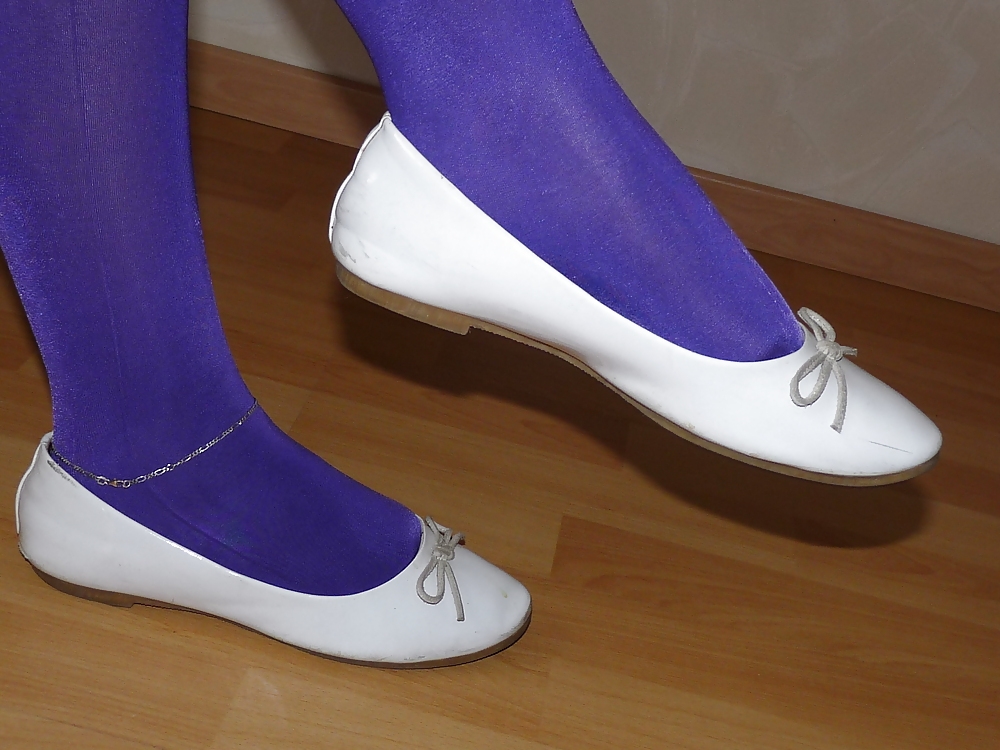 XXX Wifes high heels shoes flats ballerinas feet 5