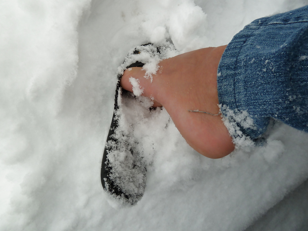 XXX feet in snow