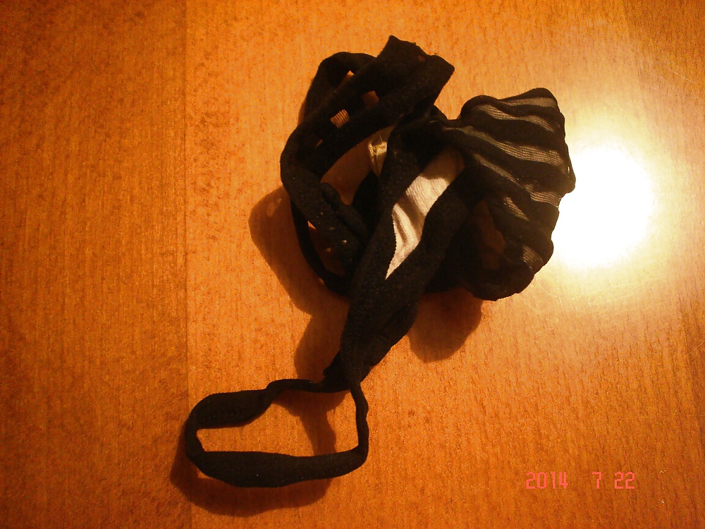 XXX very, very little black thong my SD