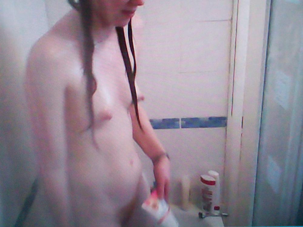XXX wifes new 19 year old play mate in the shower