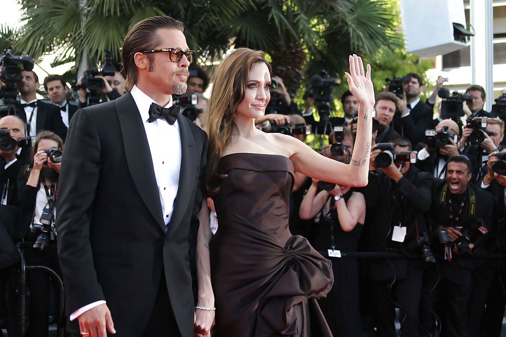 XXX Angelina Jolie Tree of Life screening in Cannes