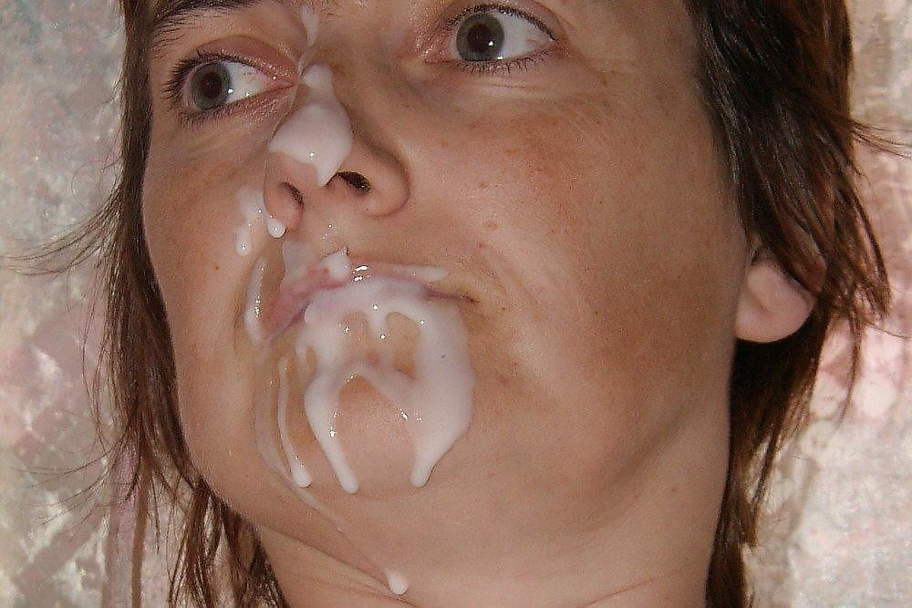 Gueule de salope plein de sperme vol.1 (facial cum) - 98 Photos 