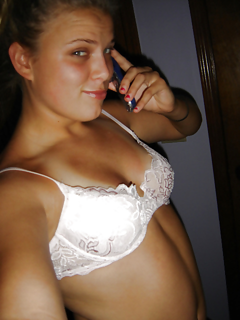 XXX wearing bra