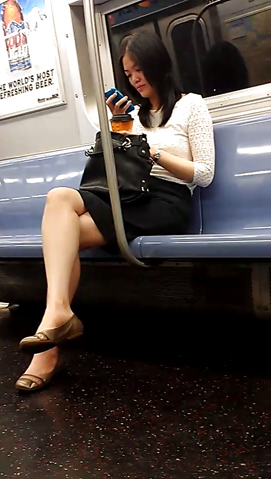 XXX New York Subway Girls Asians