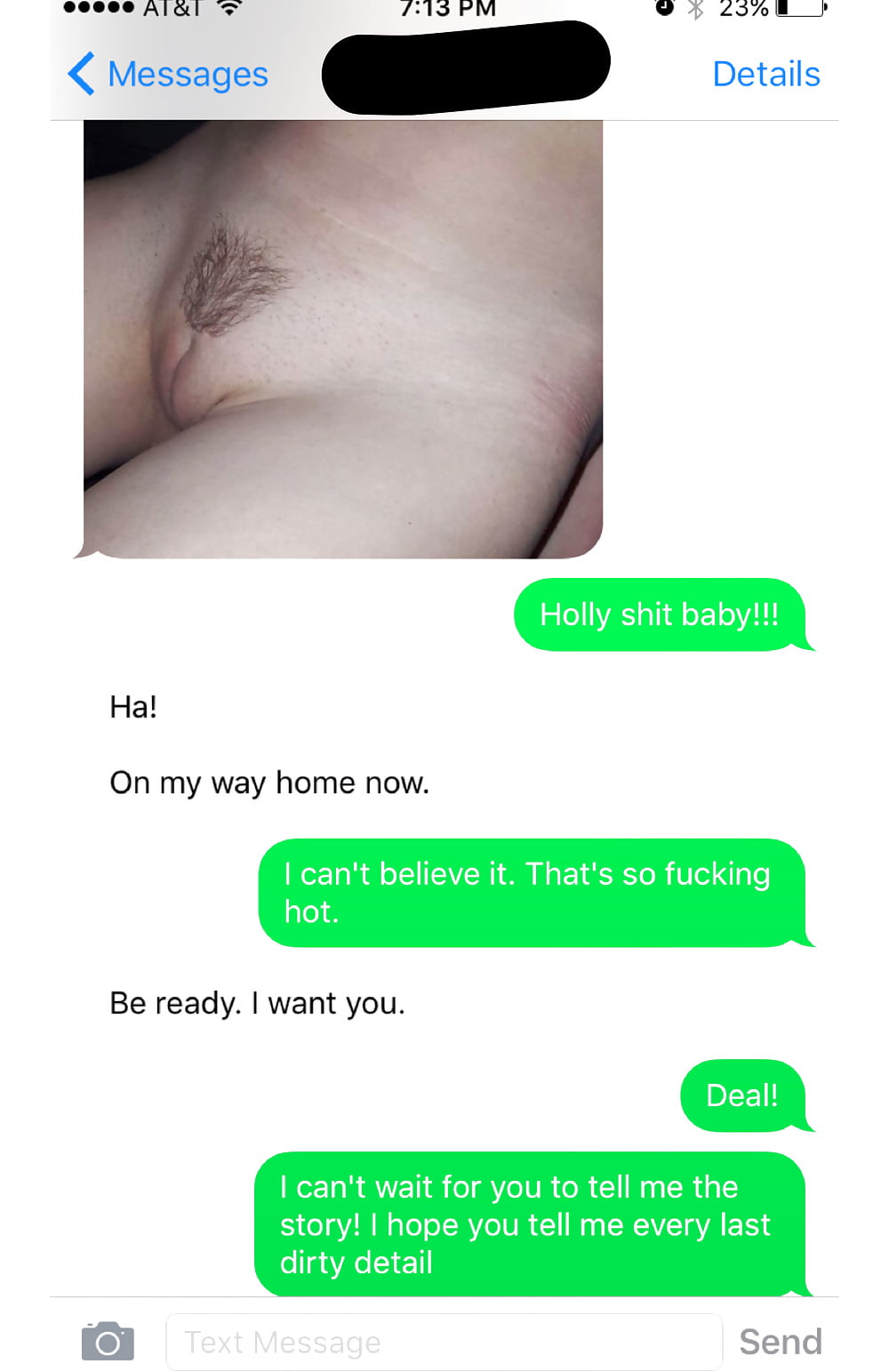 Cuck texting