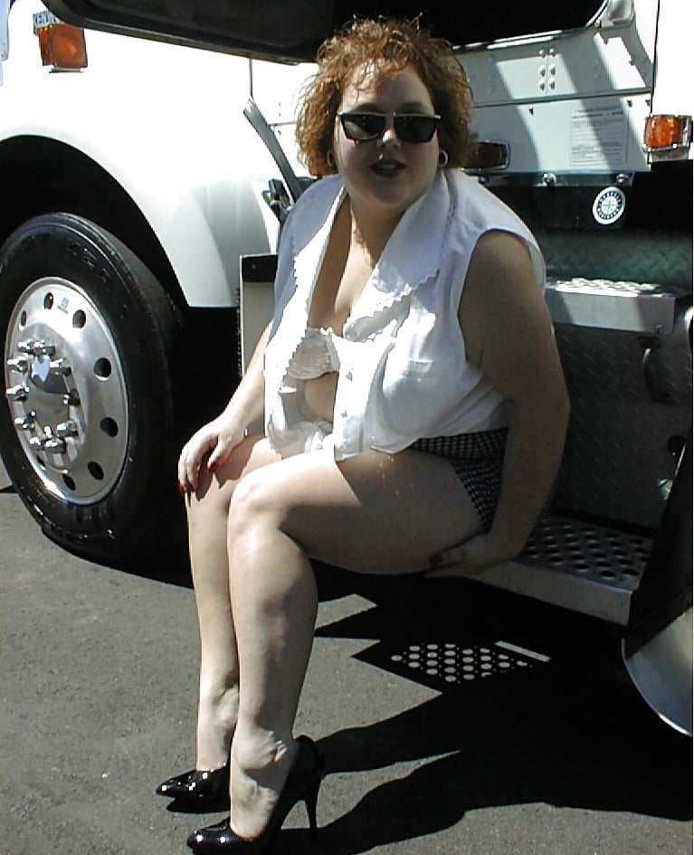 XXX Ex Wife #28 Wht Semi, Mini Shirt & Heels