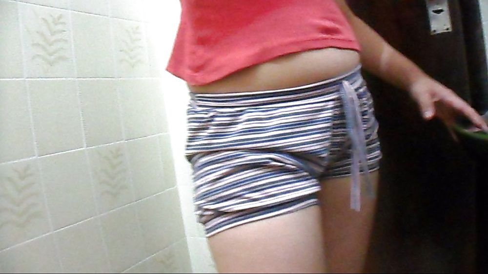 XXX Wife pussy shorts