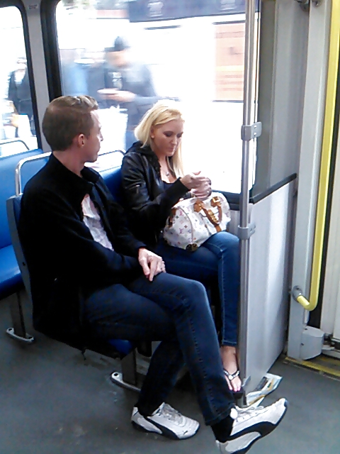 XXX Voyeur - More asses and a blond hottie on the train