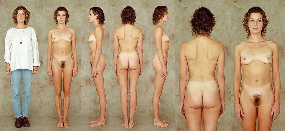 Naked Beautiful Woman Provocative Pose On Stock Photo