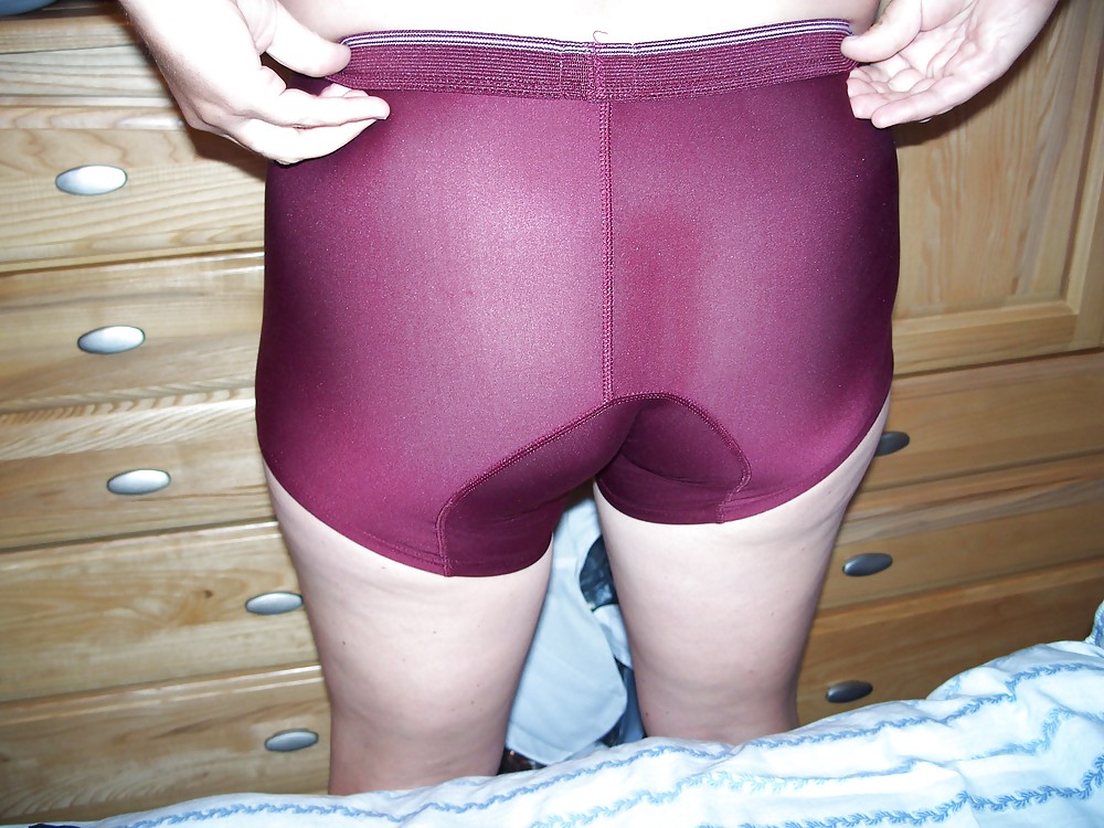 XXX ass maroon pantys