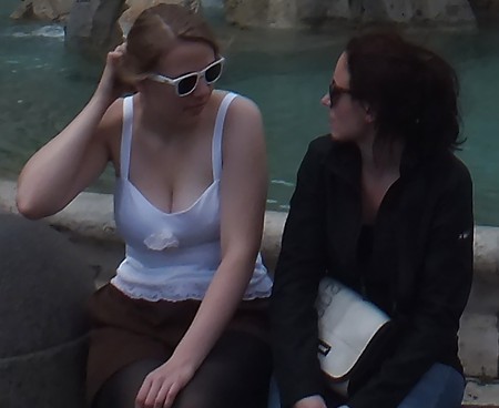 Girl with large tits in Italy