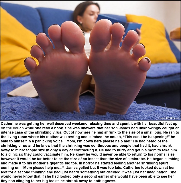 XXX Giantess foot fetish photos with captions
