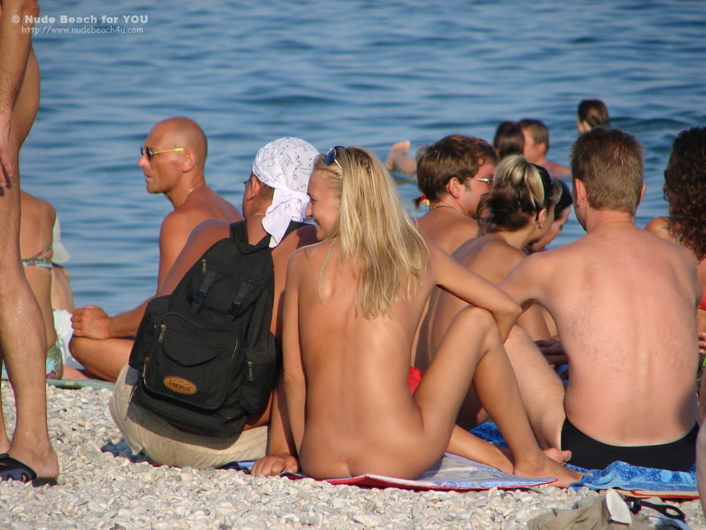 XXX Blond Girl on the Beach