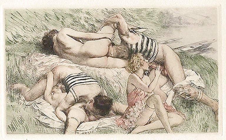 Orgy Porn Art Drawings - See and Save As orgy retro drawings porn pict - 4crot.com