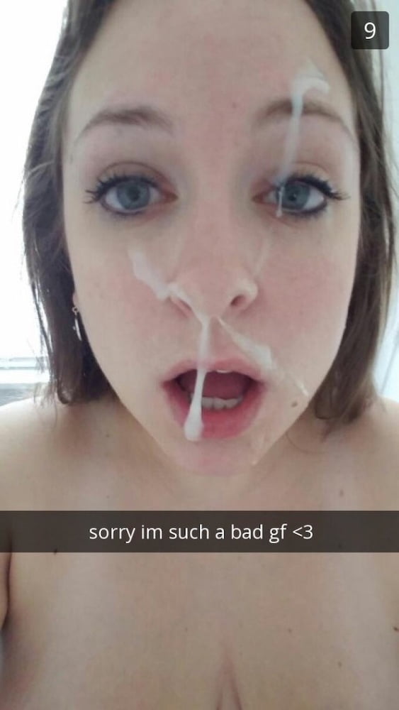XXX Snapchat sluts covered in cum - 1