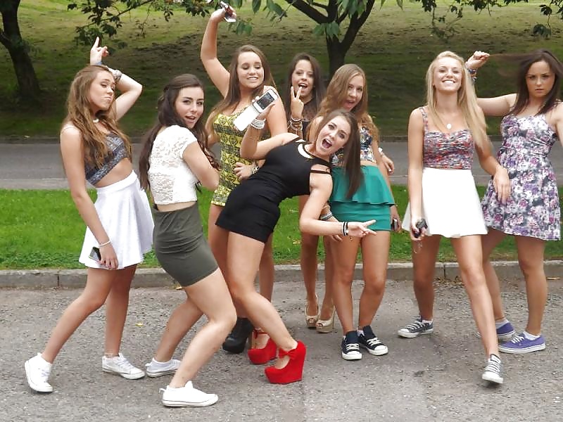 XXX Chav getting ready for night out