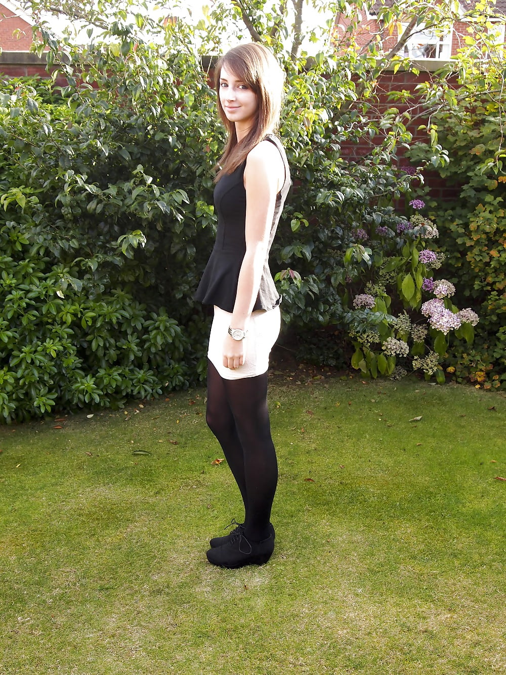 XXX Pantyhose Brit Teen