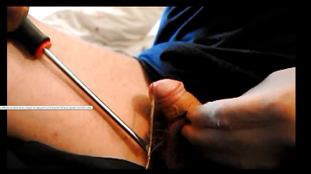 XXX sounding urethral men in tournevis