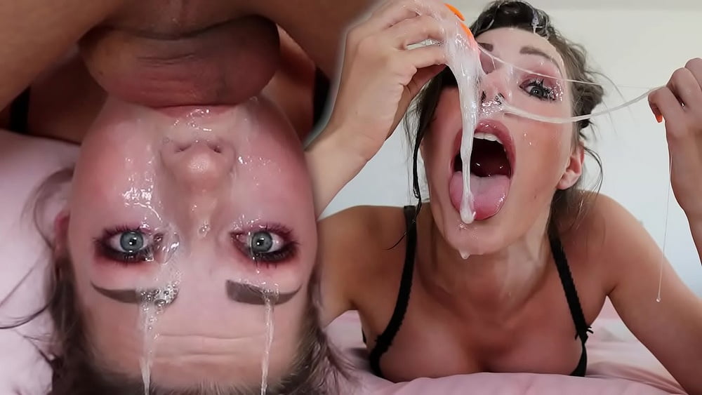 Deepthroat messy cheating screaming