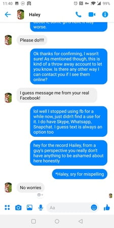 haley stedeford is always exposed         