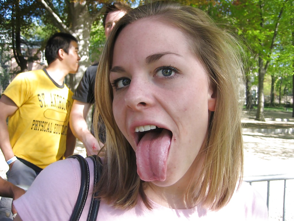 Outdoor school tongue fisting