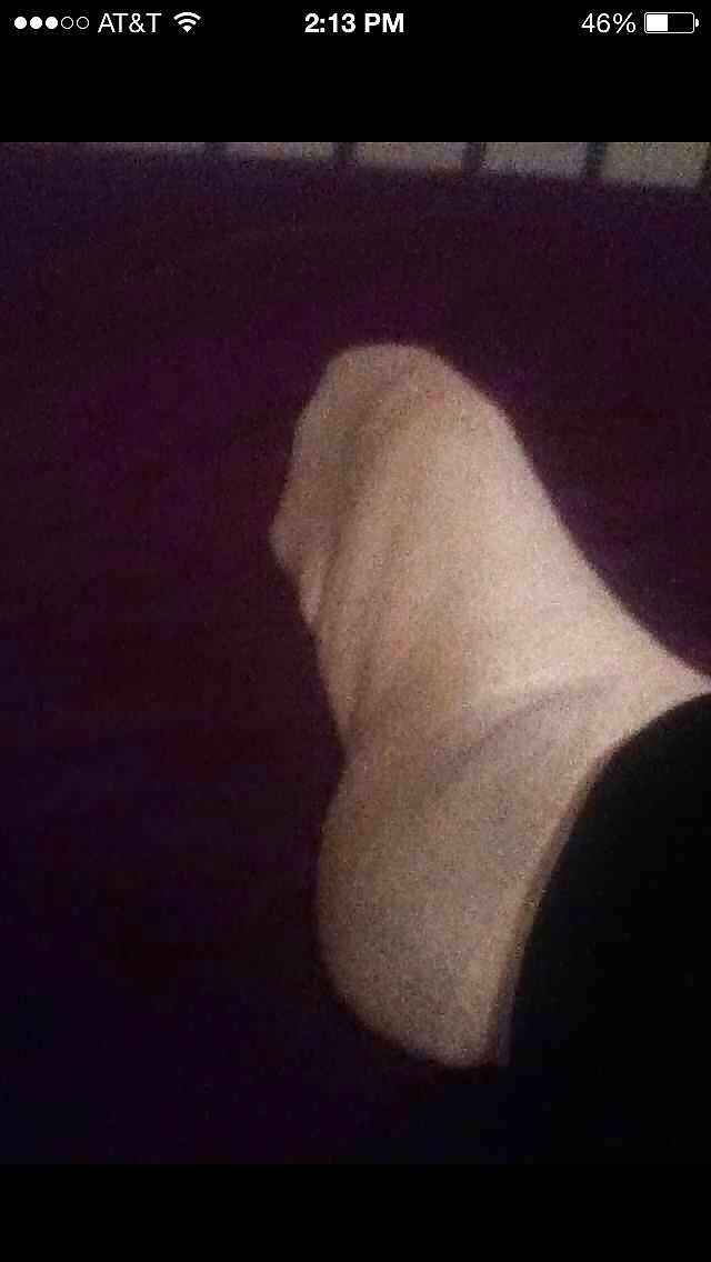 XXX trisha stinky white ankle socks