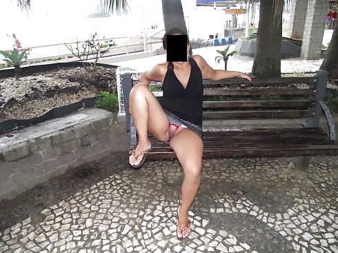 XXX Real Brazilian exhibitionists public flashers