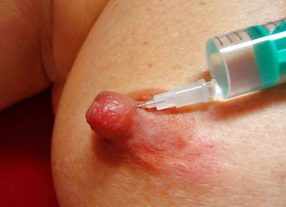 Injection Saline Breast Saline Injection And Tits Torture