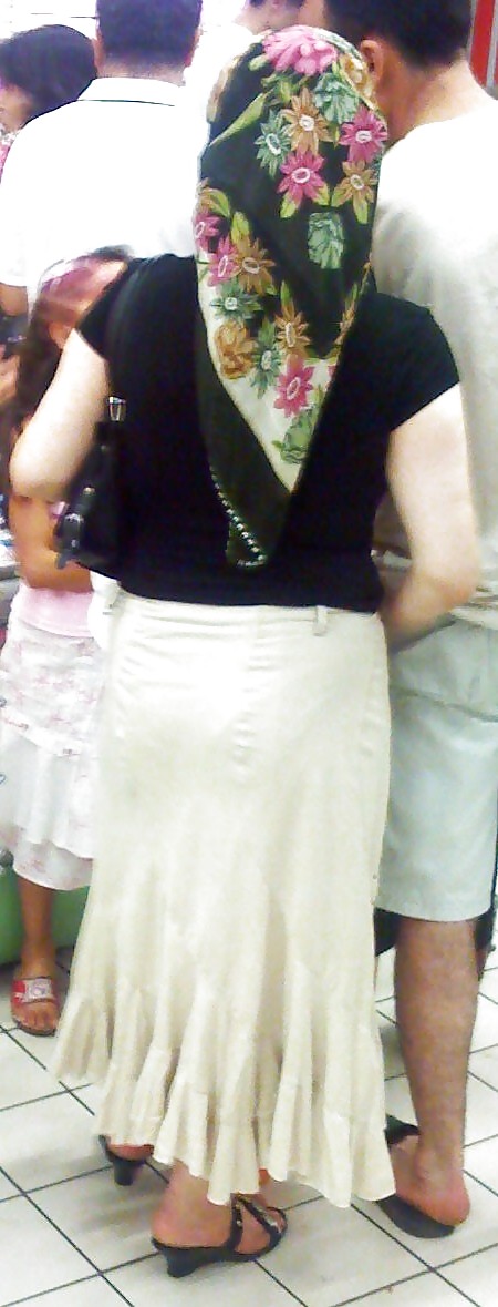 XXX turbanli turkish frau