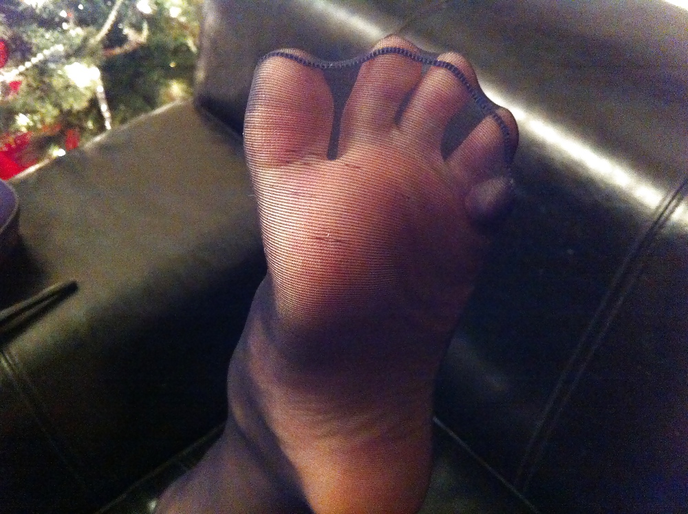 XXX More of My nylon feet