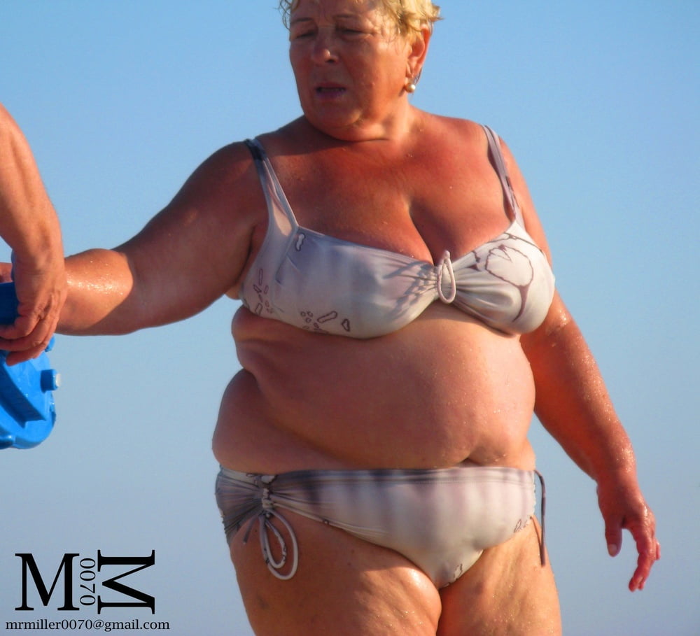Bbw Granny And Milf Beach Voyeur Huge Belly Must See 14 Pics