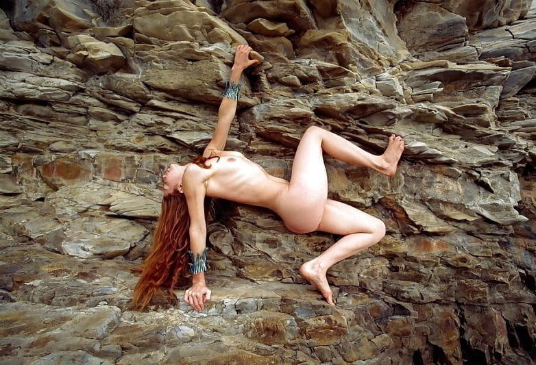 Viking Woman Nude Mountain Climb Fuck. 