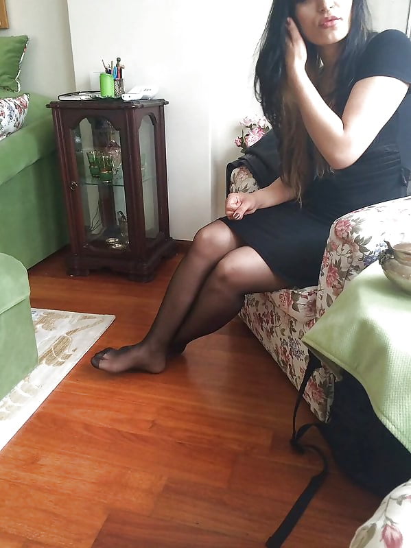 Mom in stockings