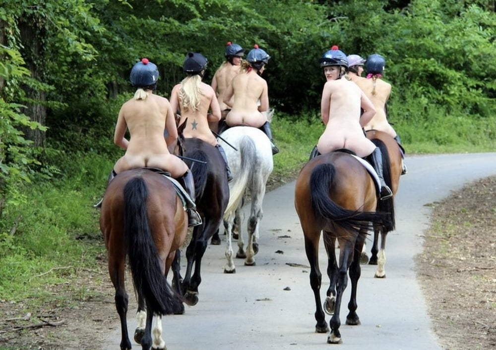 Female Jockey naked calendar.