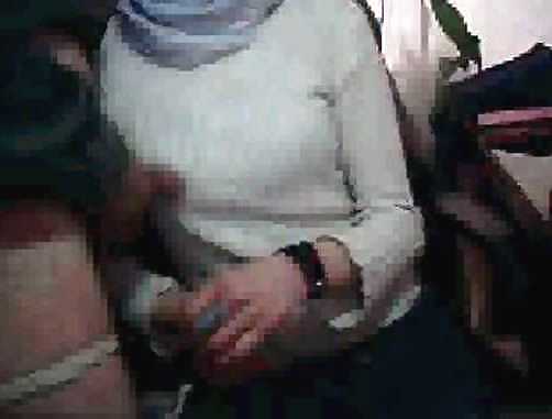 XXX hijab arab webcam in office Wears egypt or turkish jilbab